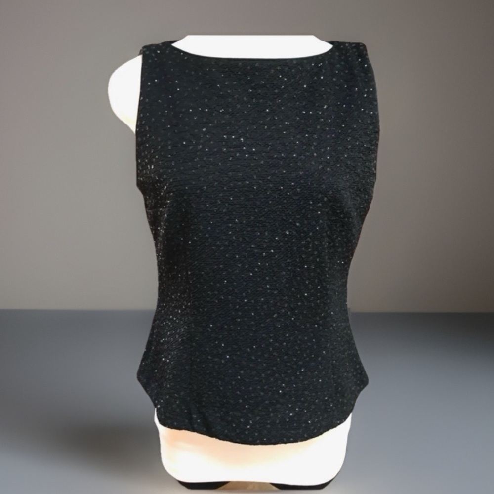 Vintage 90's David Warren Black Dressy Top
